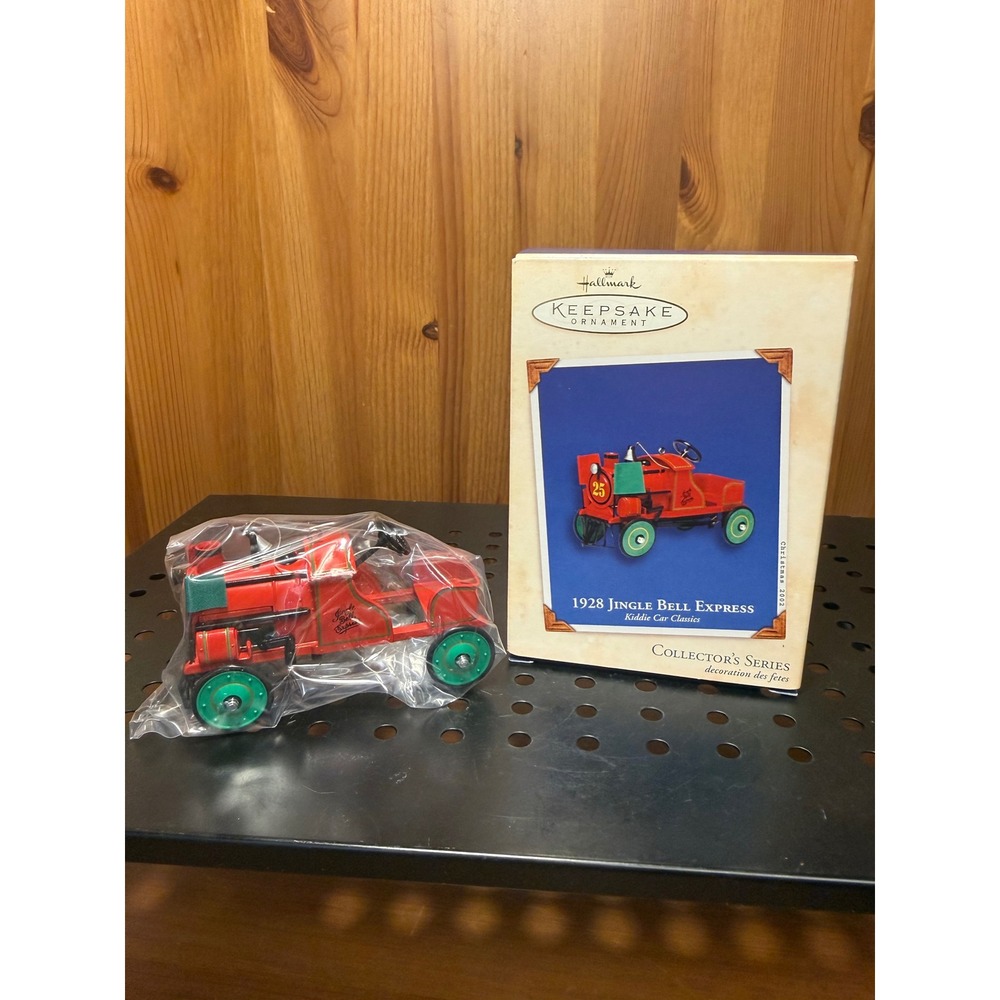 Hallmark Keepsake 1928 Jingle Bell Express Kiddie Car Classics Ornament 2002